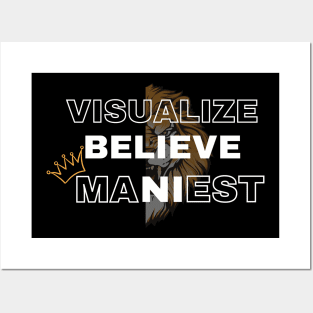 Visualize Believe Manifest Posters and Art